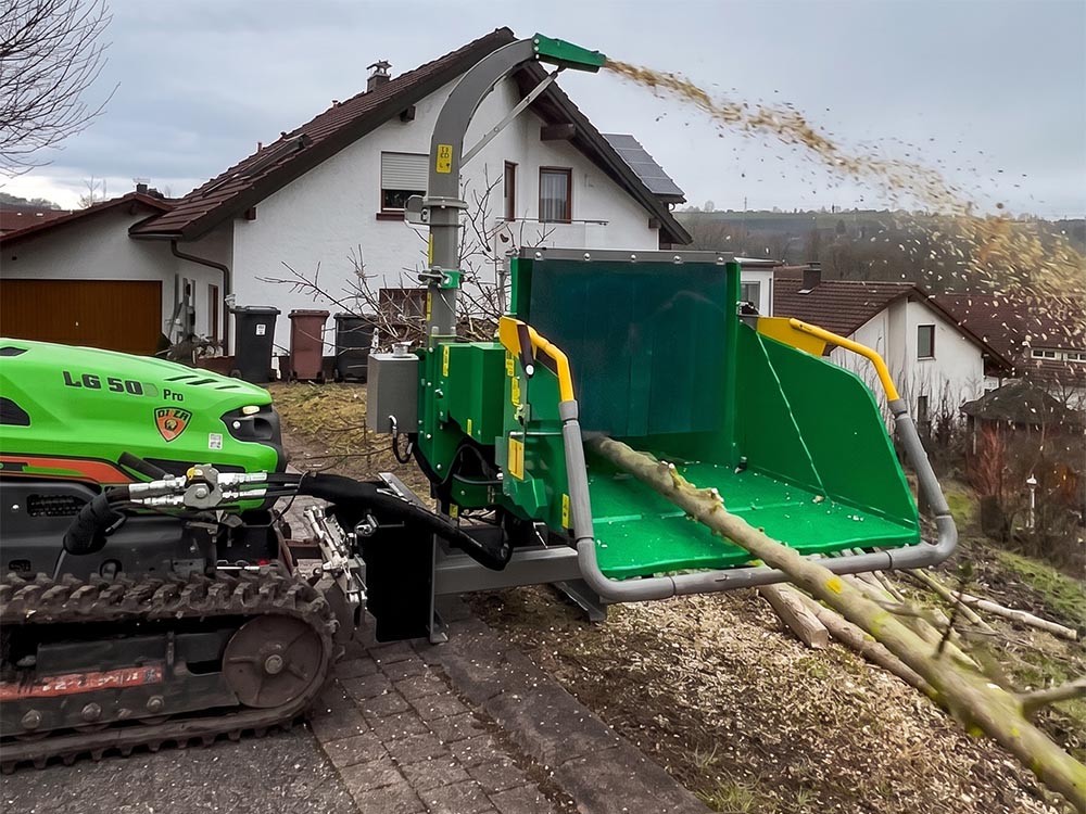 GL&D Fusion Hydraulic HY100/120 professional wood chipper