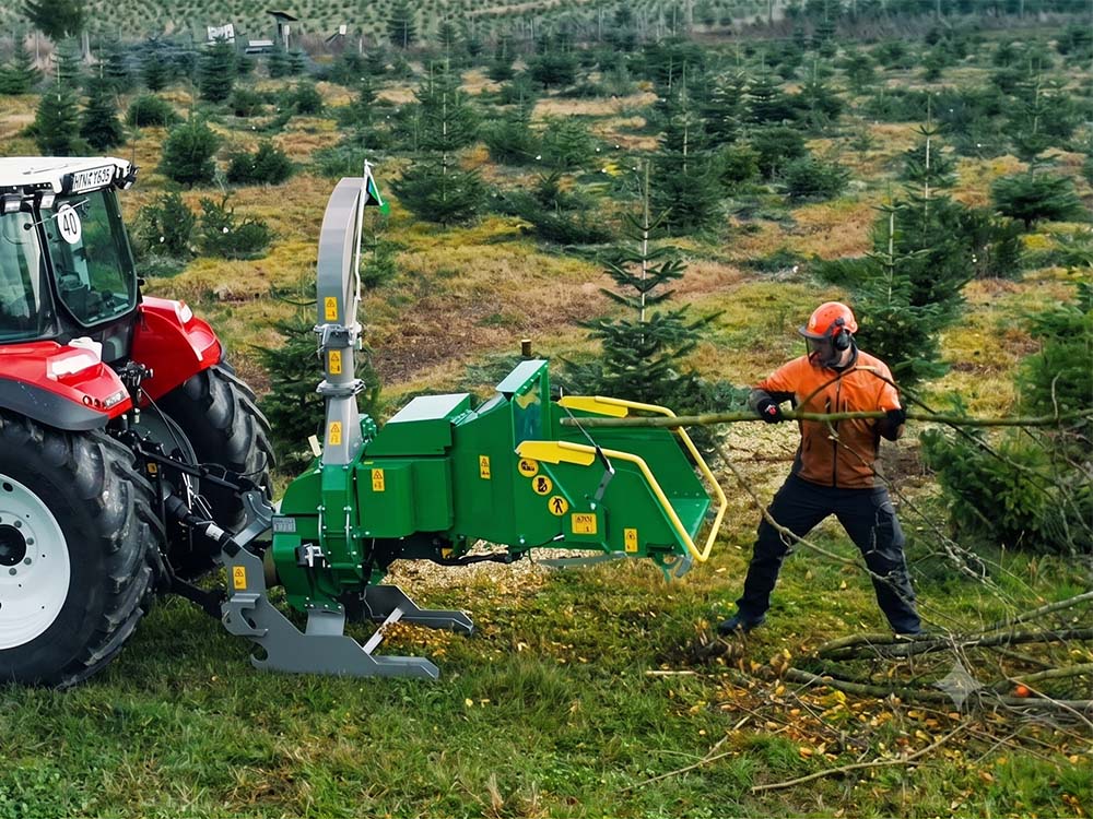 GL&D Fusion C155DS professional wood chipper