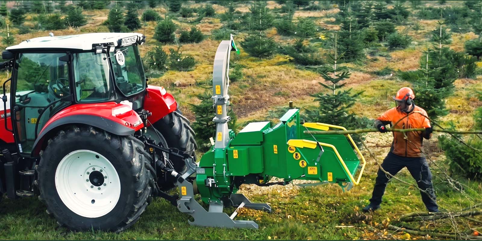 Fusion PTO wood chipper