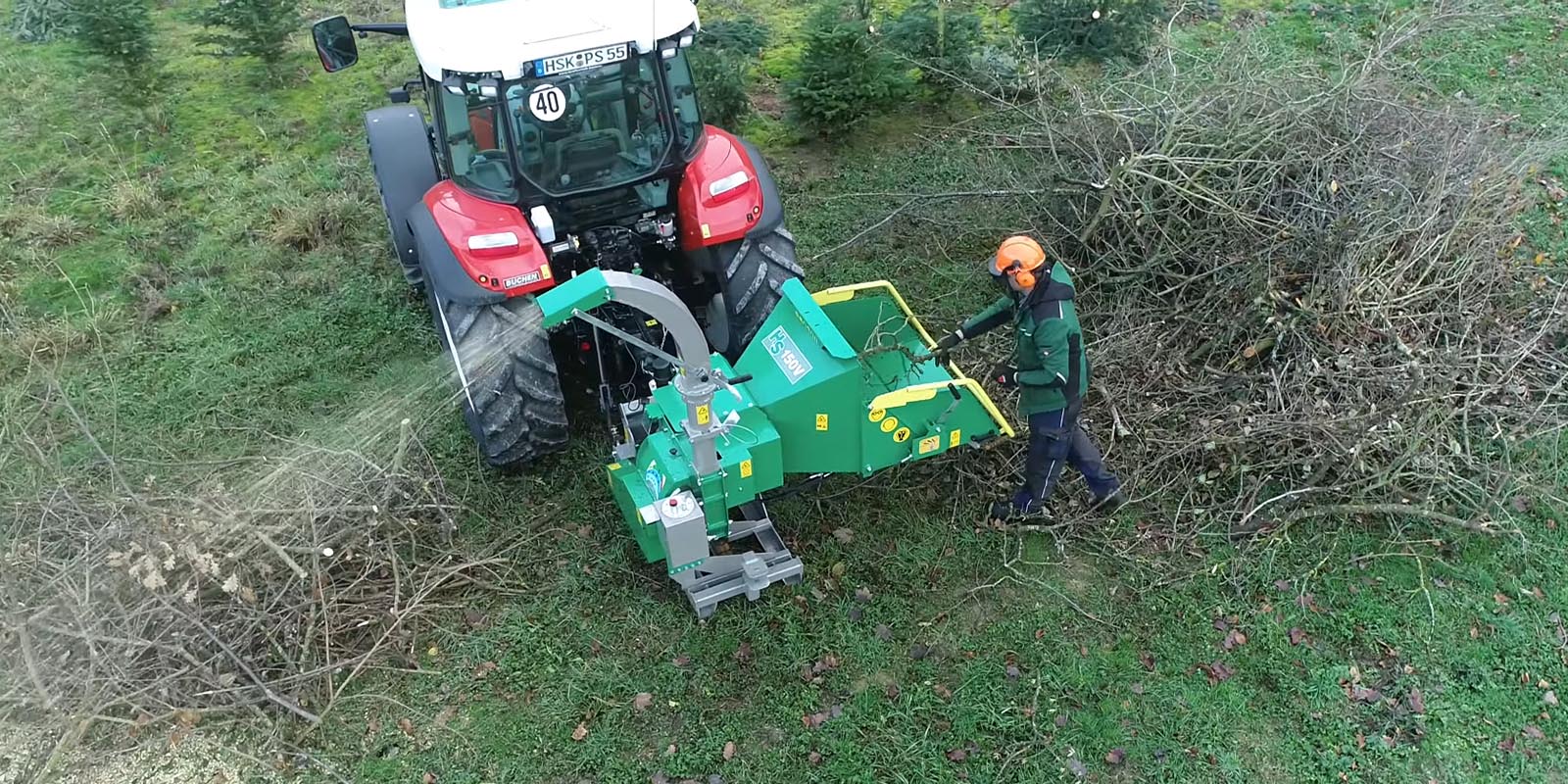 Hercules PTO wood chipper